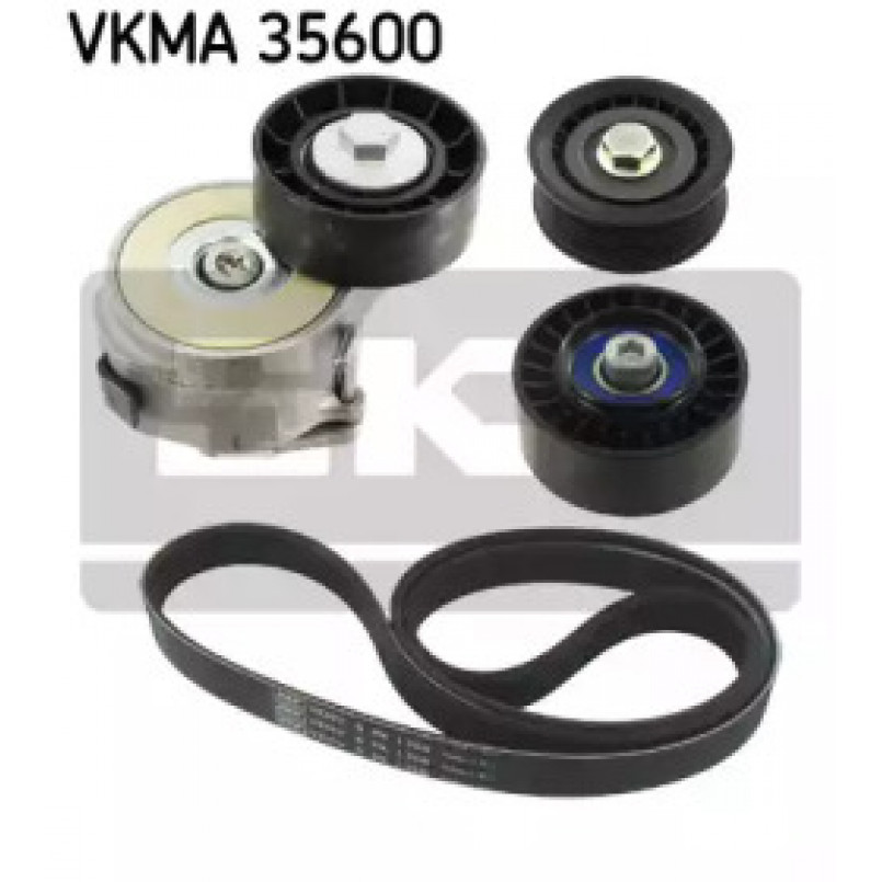 VKMA 35600 SKF Комплект (ремінь+ролики)
